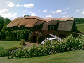 roof thatcher Somerset